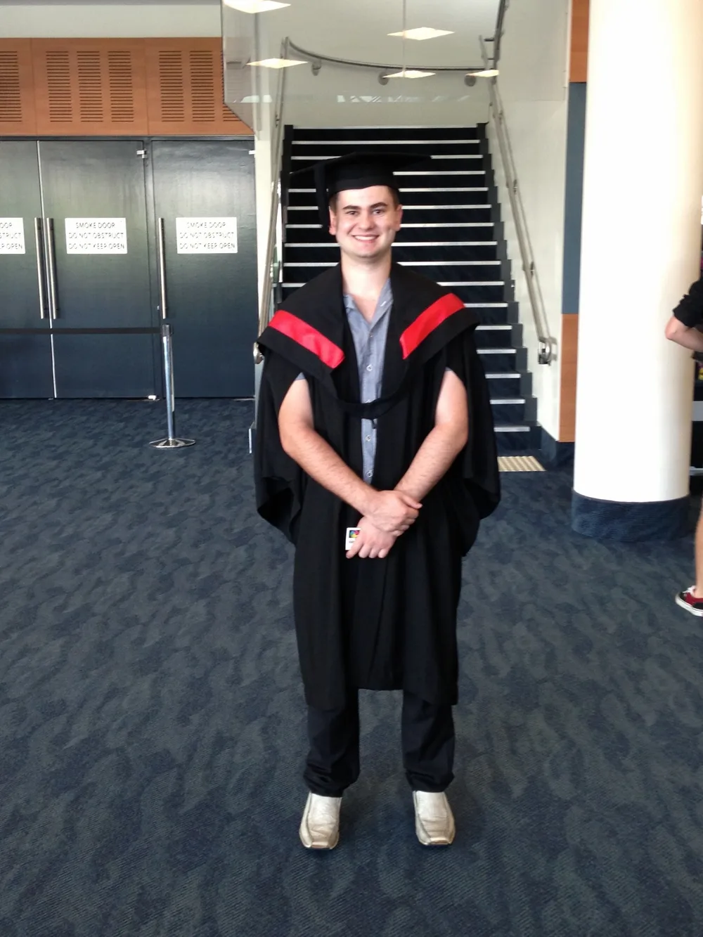 Todd at his TAFE graduation